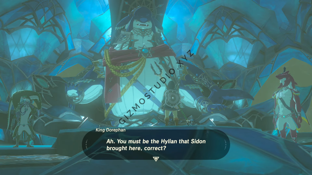 Having an in-game dialogue in The Legend of Zelda: Breath of the Wild