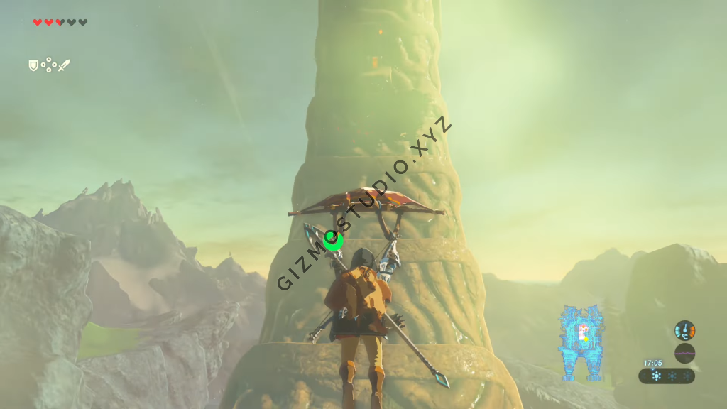 While progressing through the dungeons and storyline in The Legend of Zelda: Breath of the Wild, sometimes you need to "fly" too